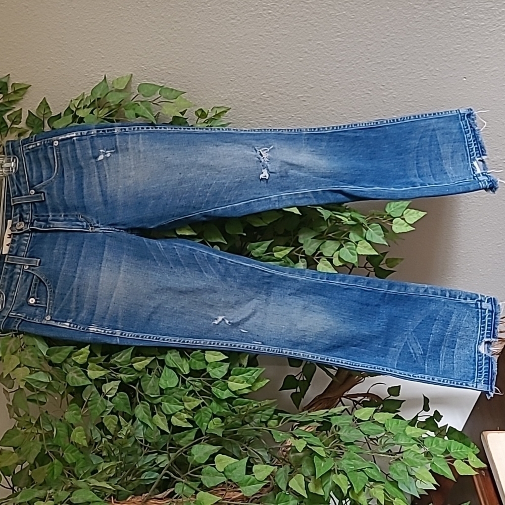 AMO Jane Micro Flare jeans in Old School wash Size 25
